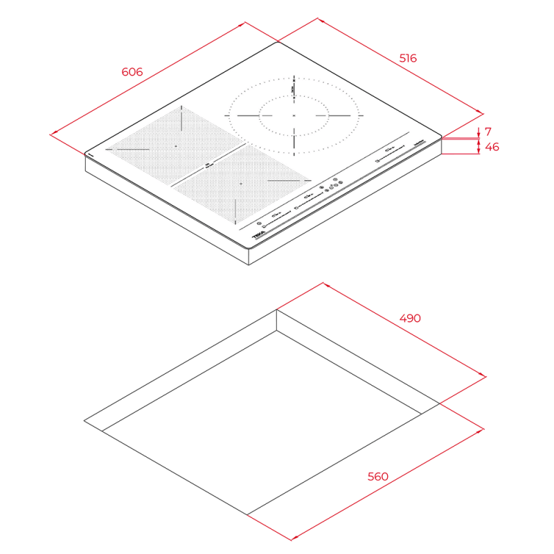 Bếp Điện Từ TEKA ITF 65320 BK MSP