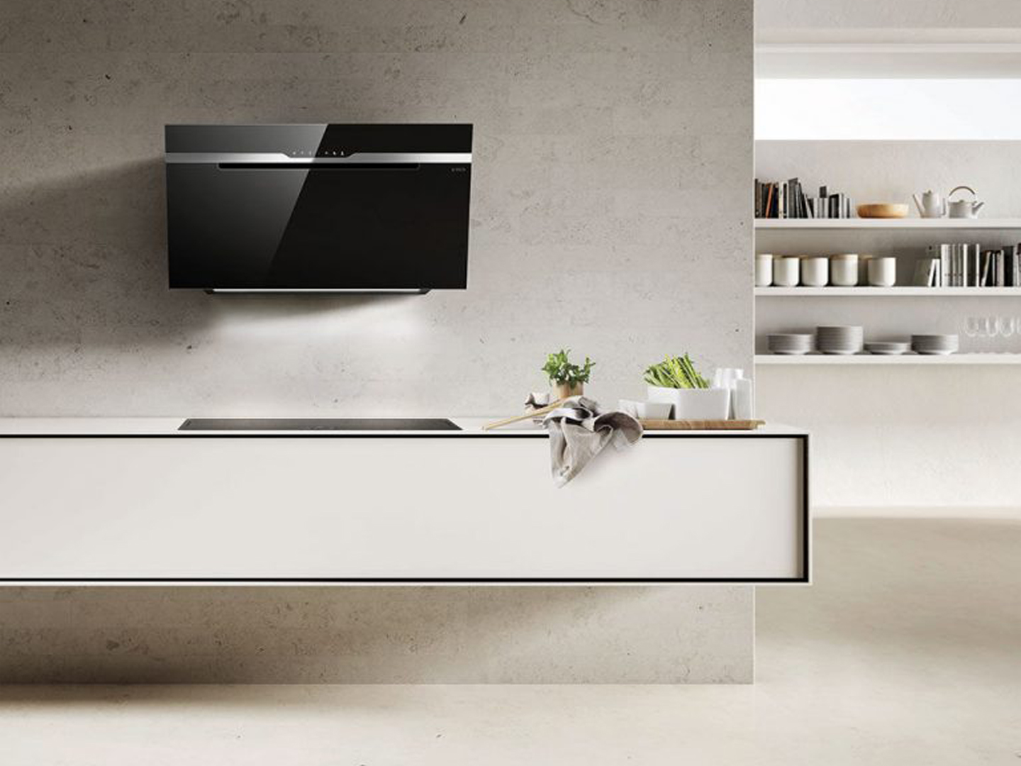 Máy Hút Mùi Áp Tường ELICA MAJECTIC BL/A/90