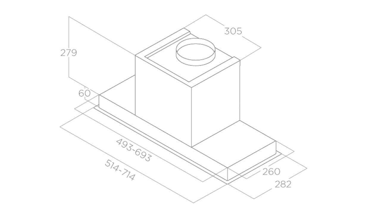 Máy Hút Mùi ELICA HIDDEN 2.0@