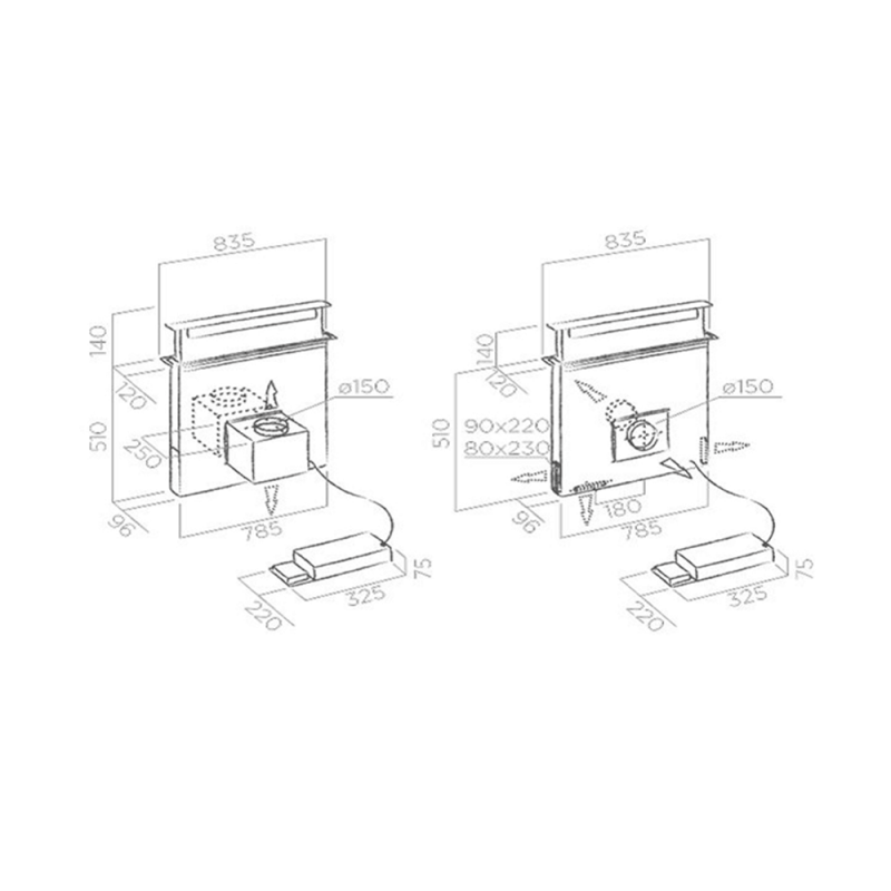 Máy Hút Mùi Elica Pandora