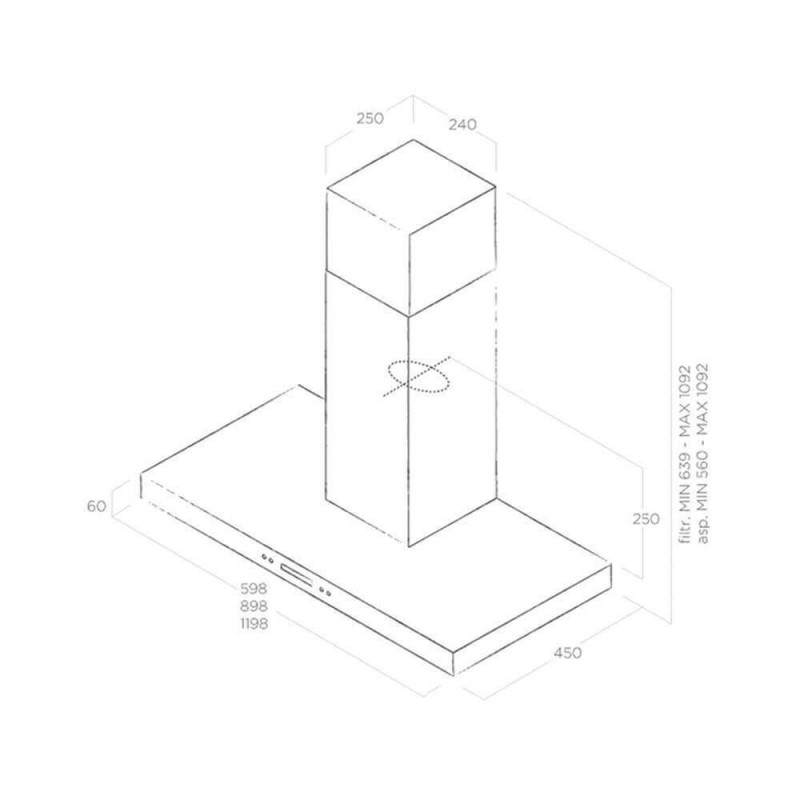 Máy Hút Mùi ELICA SPOT PLUS