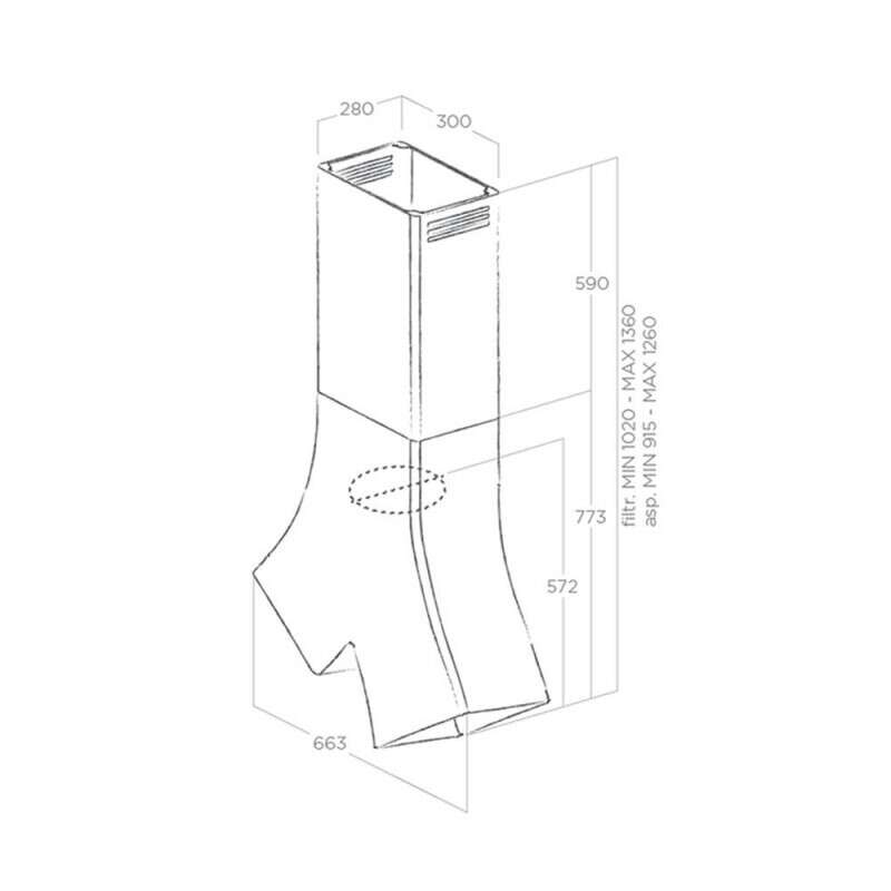 Máy Hút Mùi Elica YE WH/A/66