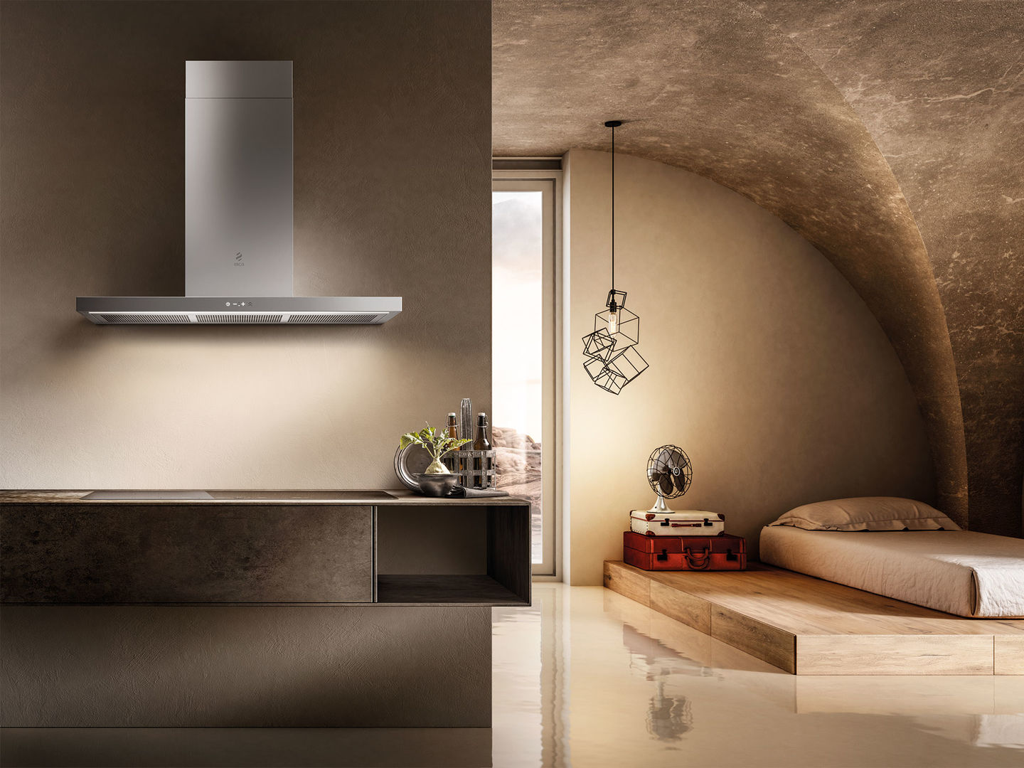 Máy Hút Mùi Áp Tường ELICA THIN