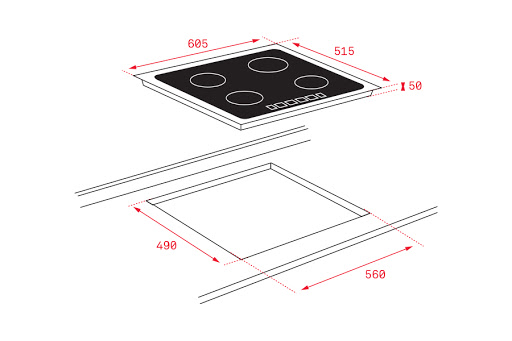 Bếp Điện Từ TEKA ITF 65320 BK MSP