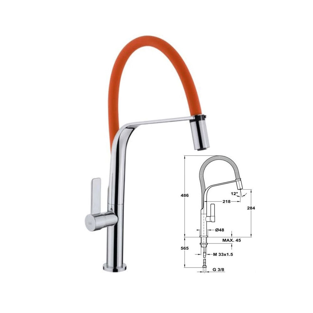 Vòi Rửa TEKA FORMENTERA 997 ORANGE