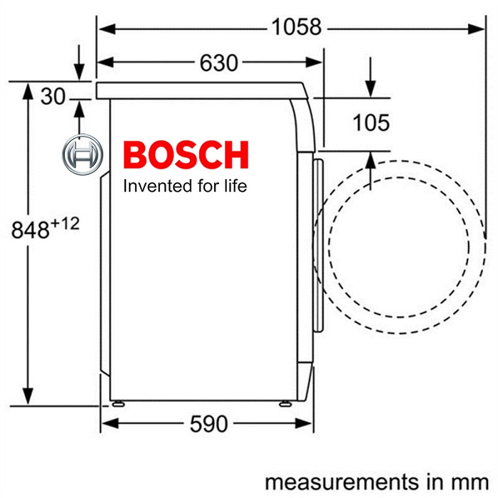 Máy Giặt BOSCH WAW28440SG