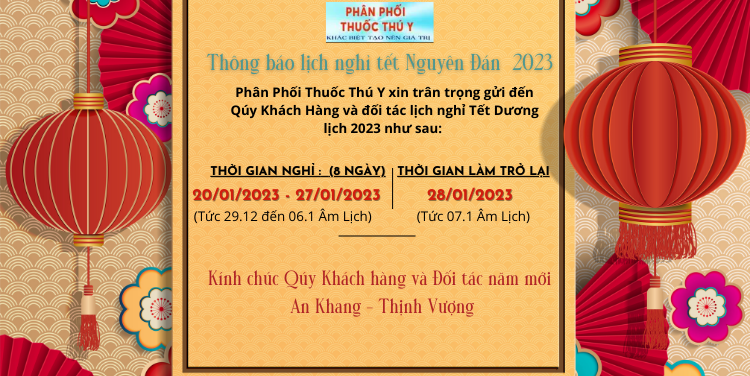 Thông báo lịch nghỉ tết Qúy Mão 2023