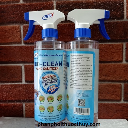 sát khuẩn tay bio clean 450ml