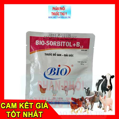 bổ gan giải độc bio sorbitol b12 100g