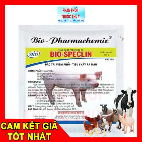 bio speclin 100g chuyên trị tiêu chảy ra máu