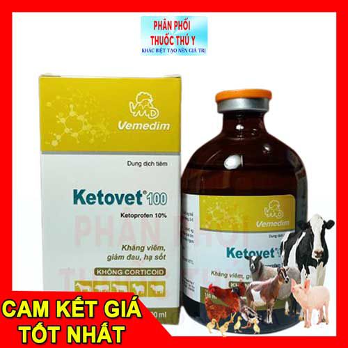 kháng viêm giảm đau vemedi ketovet 100 100ml