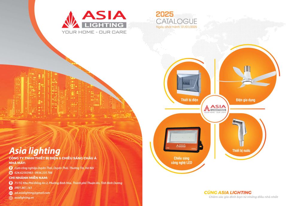 Catalogue Asia Lighting mới nhất 2025