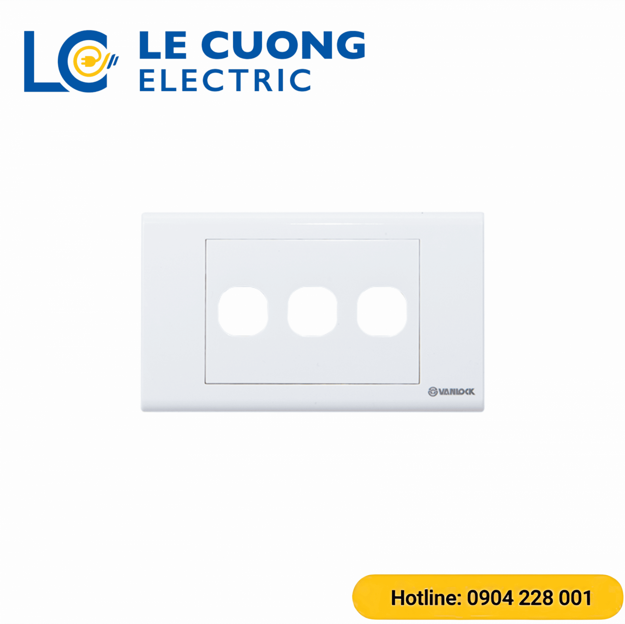 Mặt 3 công tắc S18 Sino