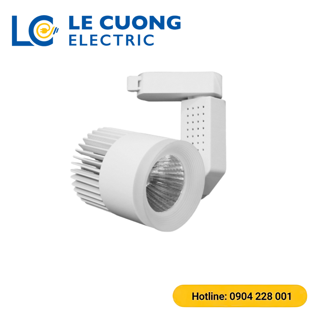 Đèn LED Rọi Ray TLC 10W Tam Cấp Vỏ Trắng Ba Màu TLC-RTC-TT-10W-03