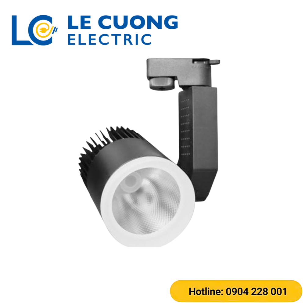 Đèn LED Rọi Ray TLC 20W Tam Cấp Vỏ Đen TLC-RTC-TĐ-20W
