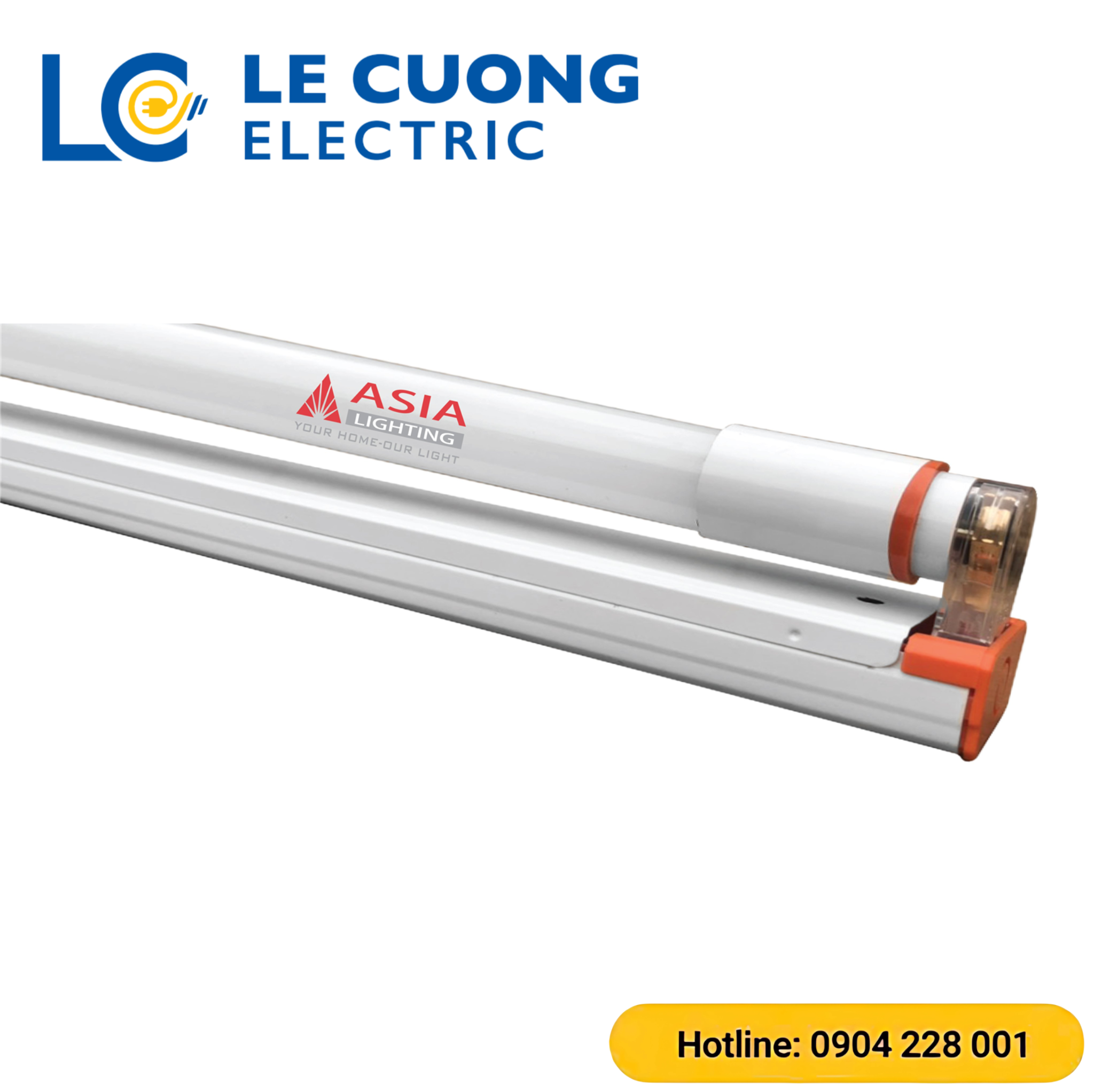 Bộ đèn tuýp LED  T8 thủy tinh Asia Lighting