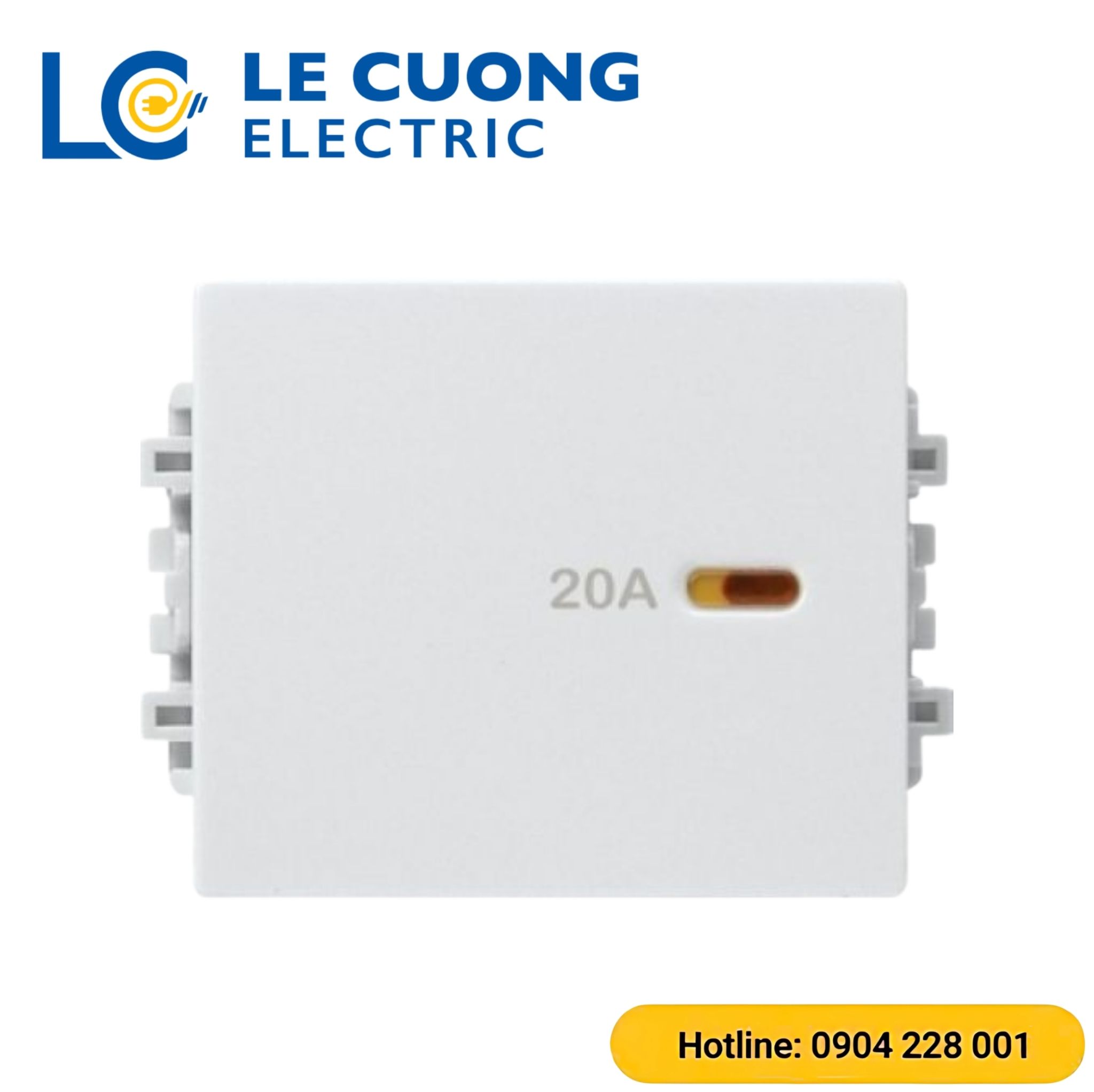 Công tắc 2 cực 20A, size M Scheneider ELECTRIC
