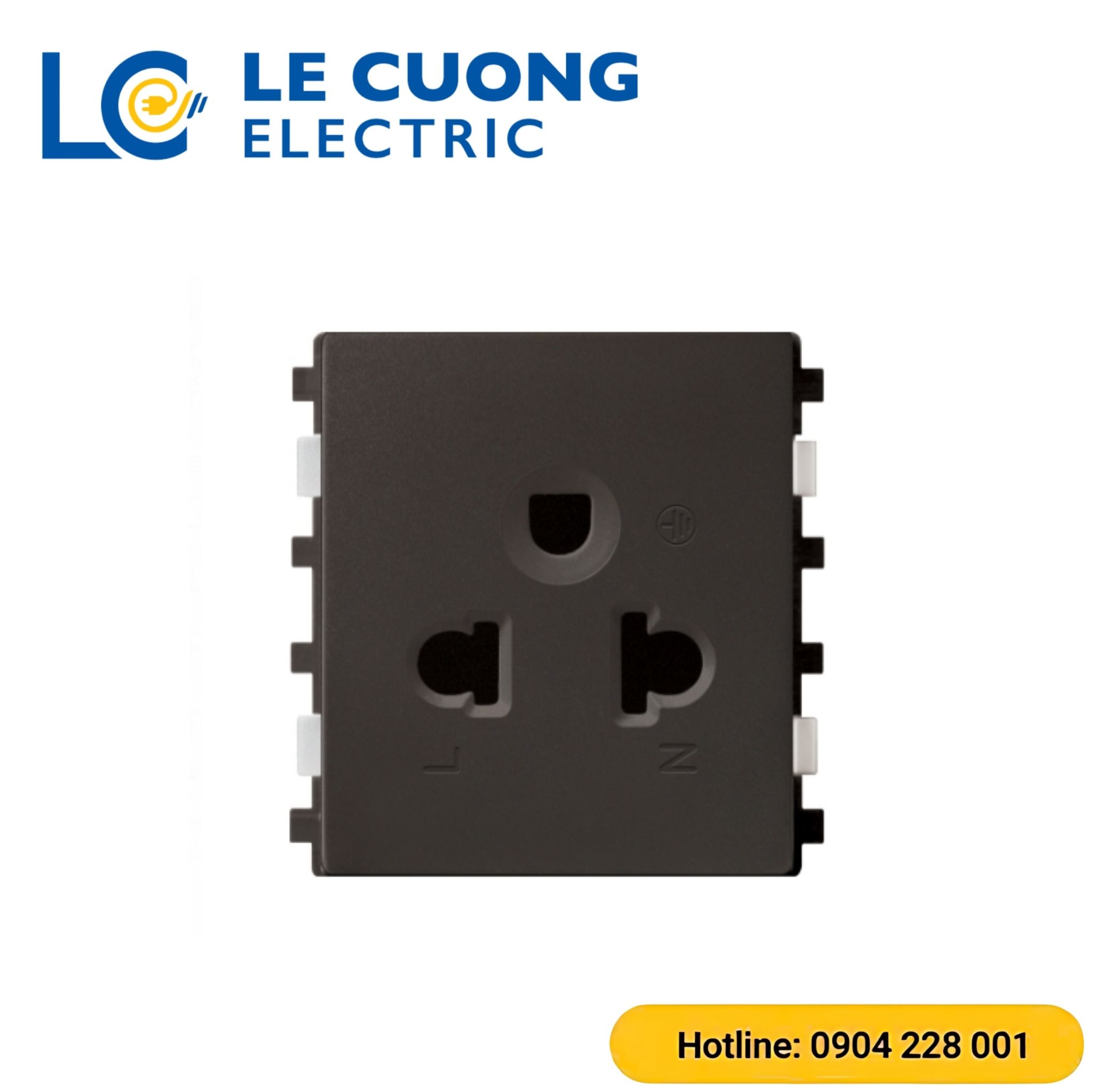 Ổ cắm đơn 3 chấu 16A, size 2S Schneider ELECTRIC