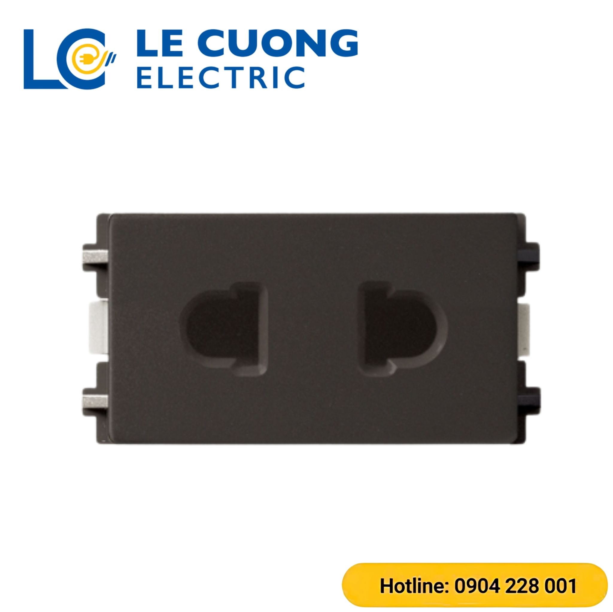 Ổ cắm đơn 2 chấu 10A, size S Scheneider ELECTRIC
