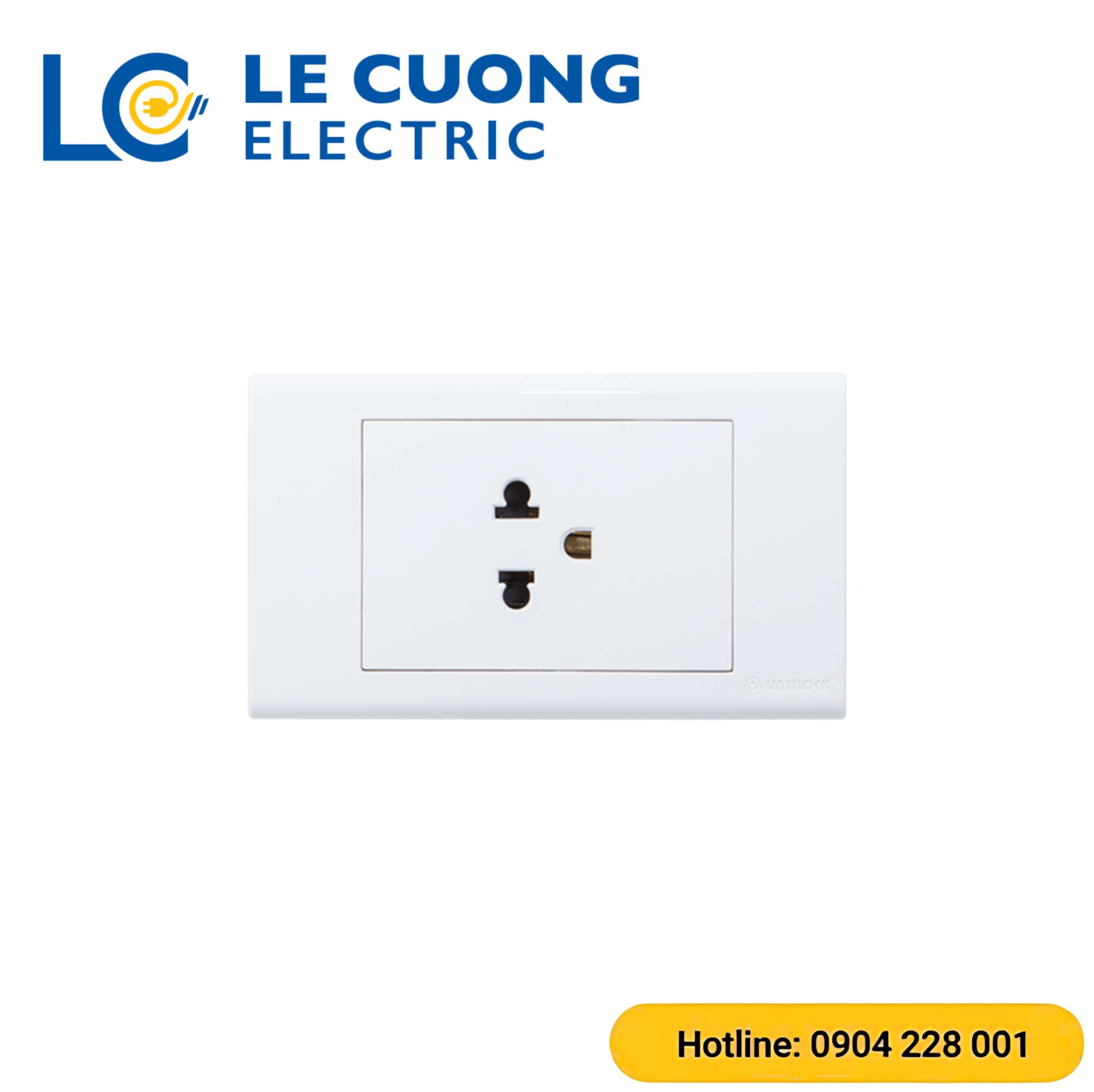 Ổ cắm đơn 3 chấu S18 Sino