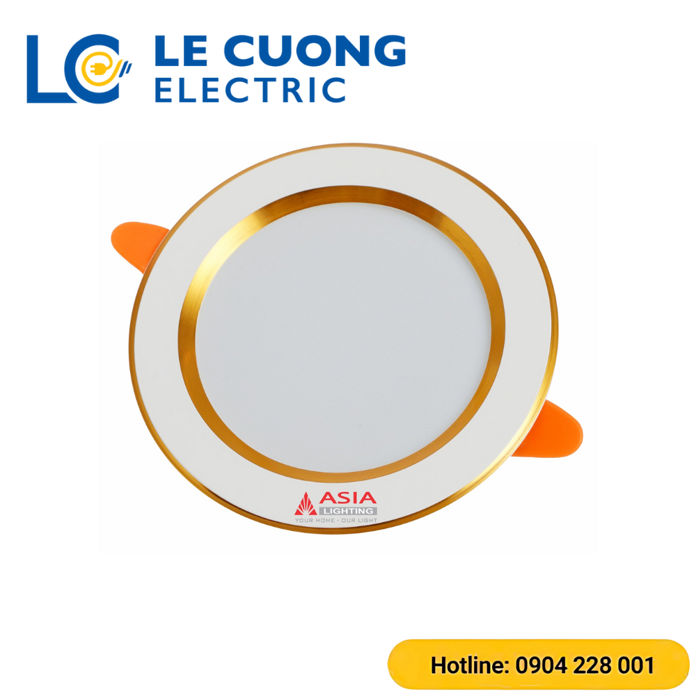 Âm trần mặt vàng thân nhôm DOB Asia Lighting