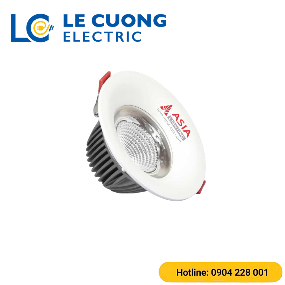 Âm trần mặt lõm COB Asia Lighting