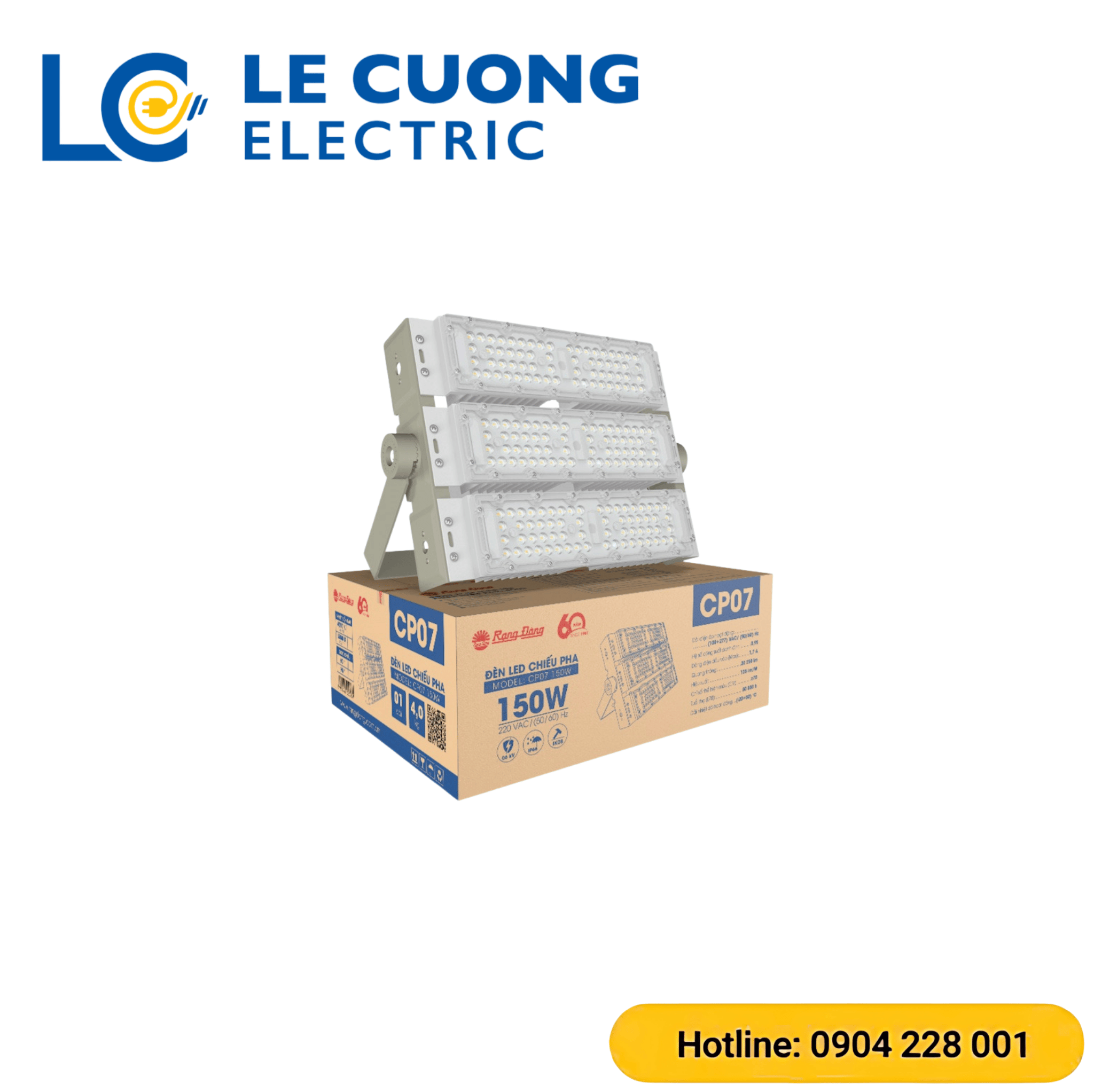 Đèn LED chiếu pha CP07 Rạng Đông