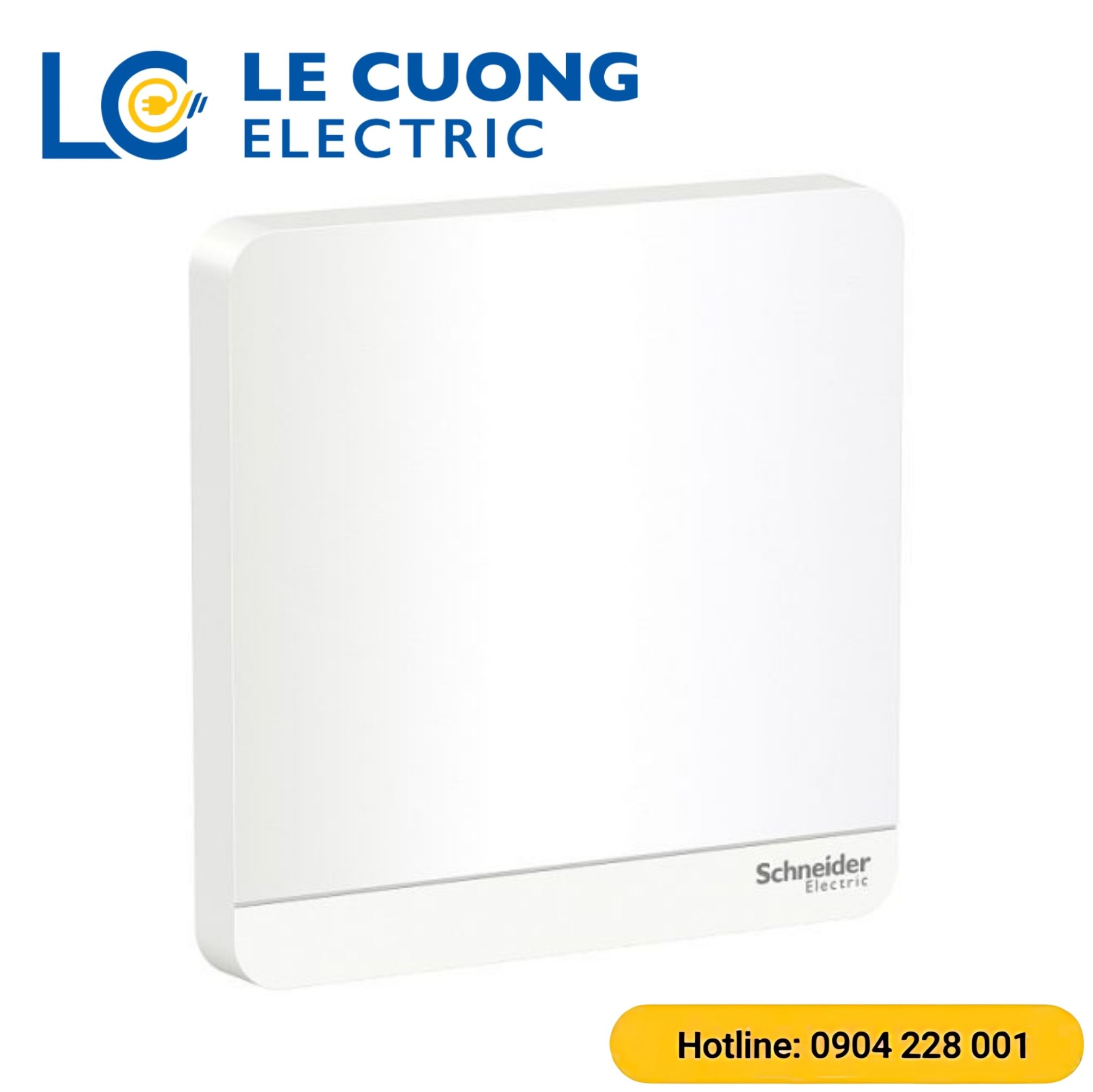 Bộ công tắc đơn 2 chiều 16AX, có đèn LED Schneider ELECTRIC