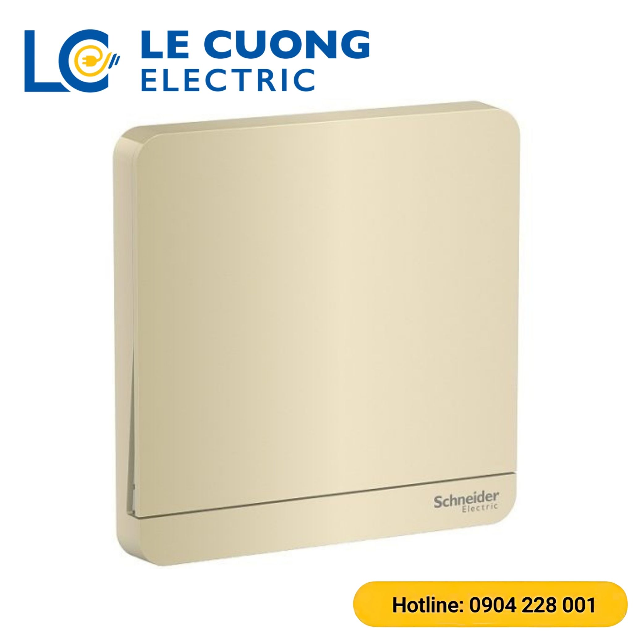 Bộ công tắc đơn 2 chiều 16AX, có đèn LED Schneider ELECTRIC