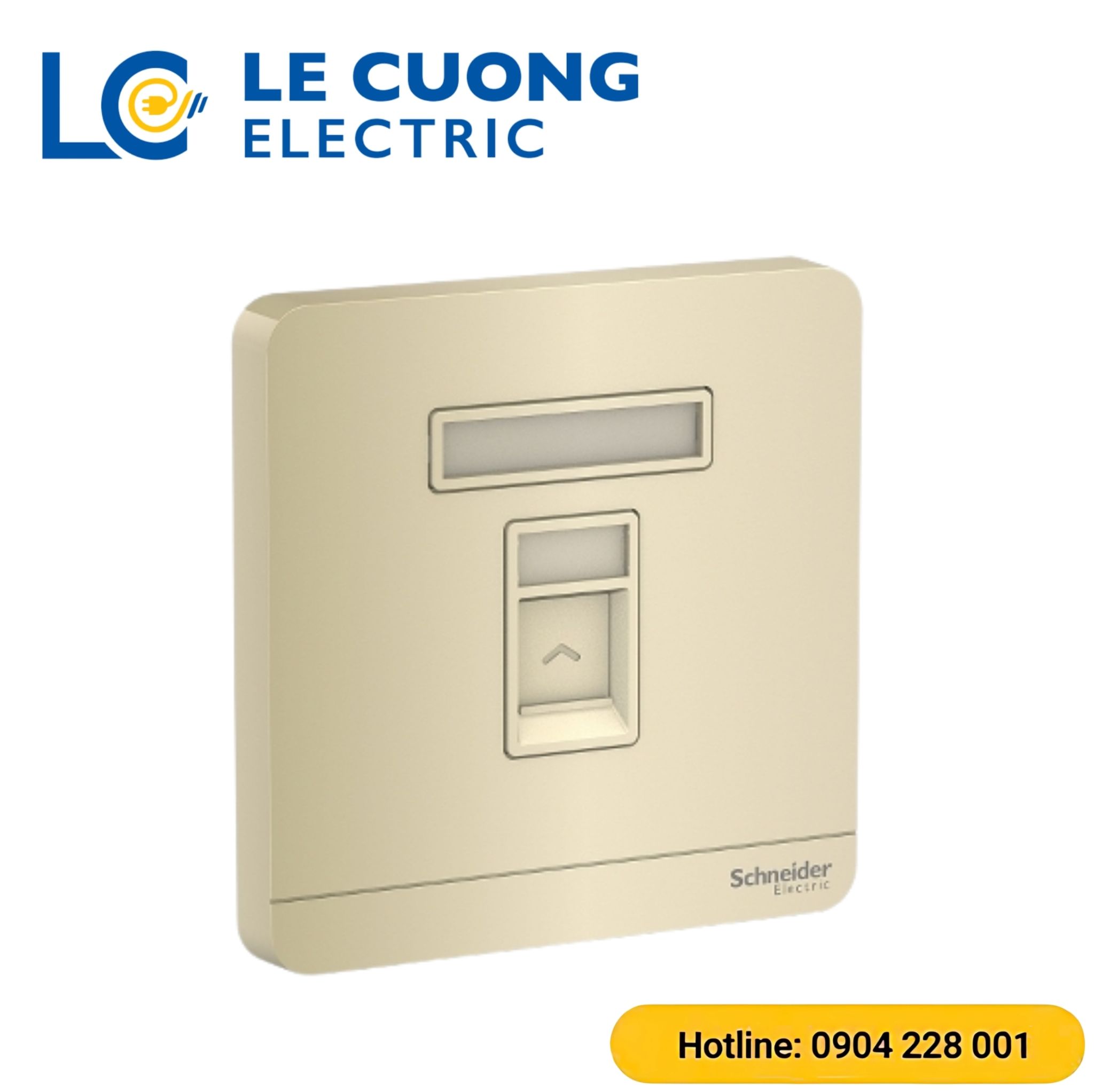 Bộ ổ cắm mạng cat6 đơn Schneider ELECTRIC