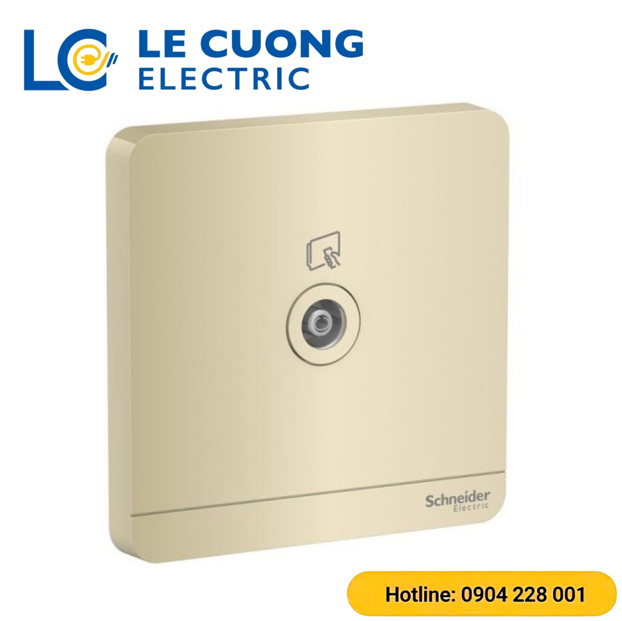 Bộ ổ cắm TV đơn Schneider ELECTRIC