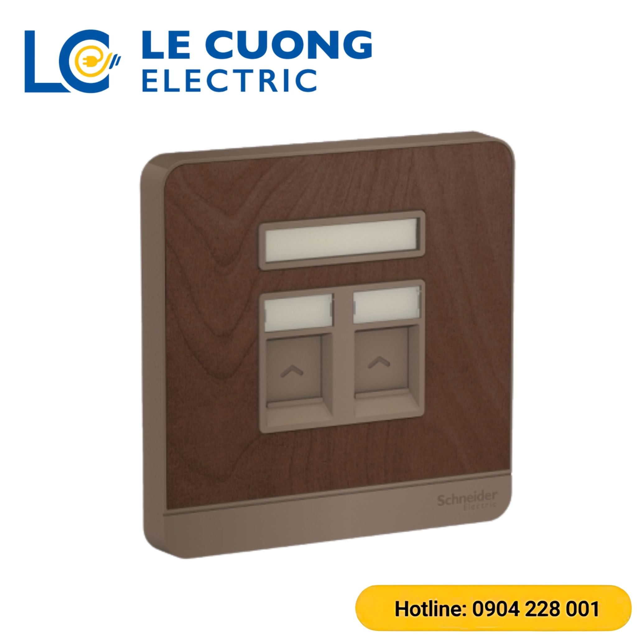 Bộ ổ cắm mạng cat5e đôi Schneider ELECTRIC