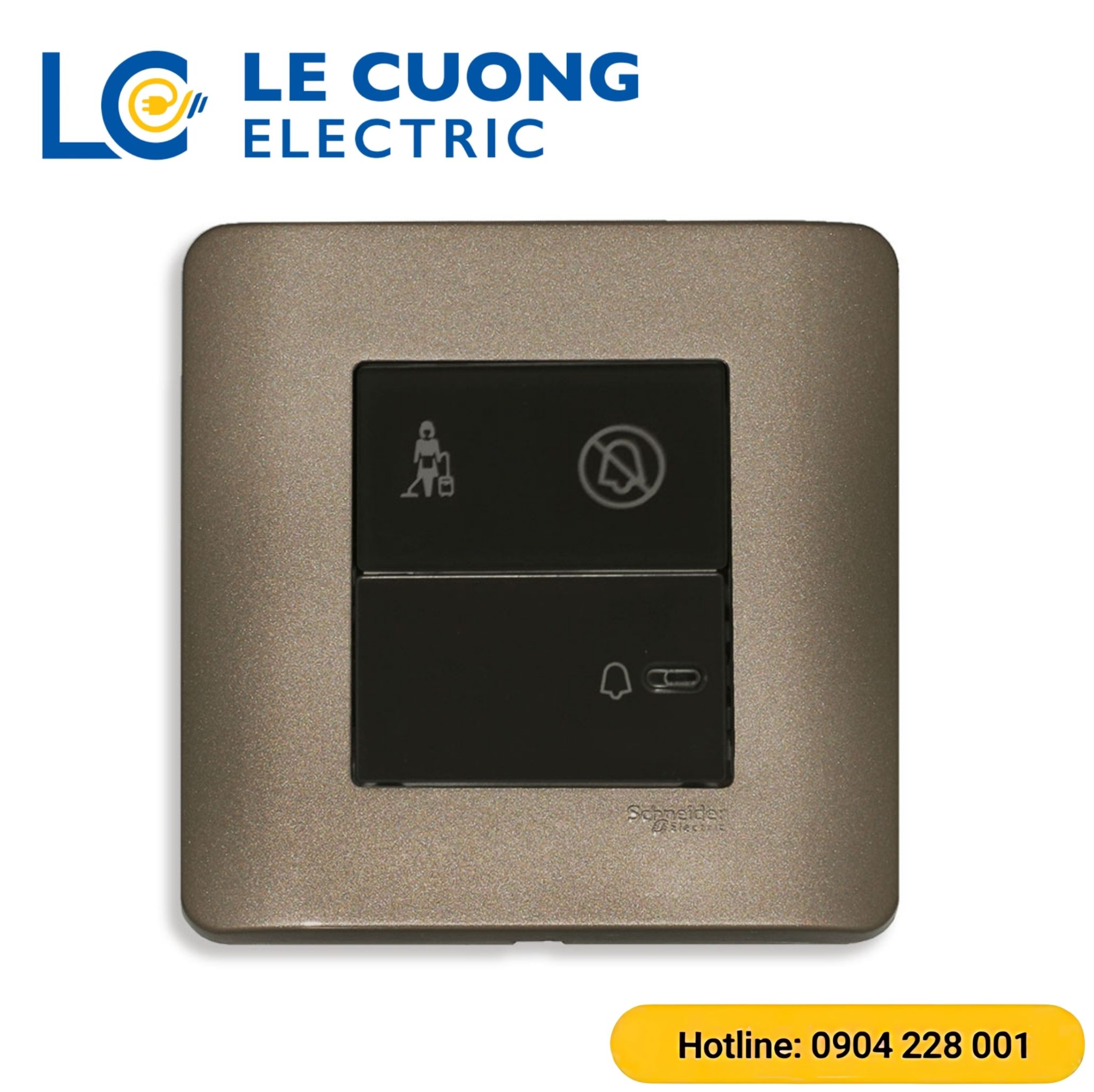 Bộ công tắc chuông “Không làm phiền”“Xin dọn phòng" Schneider ELECTRIC
