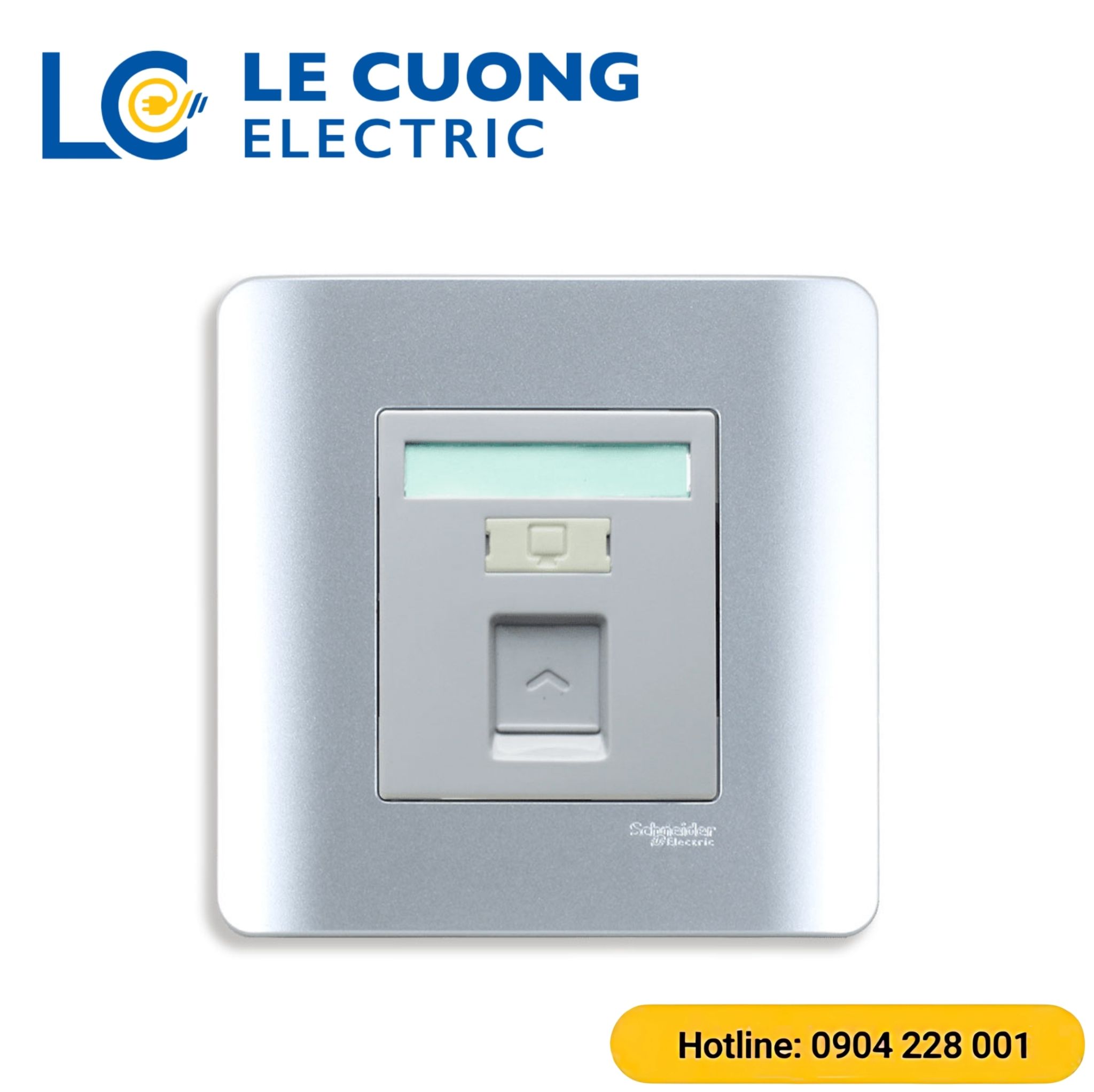 Bộ ổ cắm mạng cat6 đơn Schneider ELECTRIC