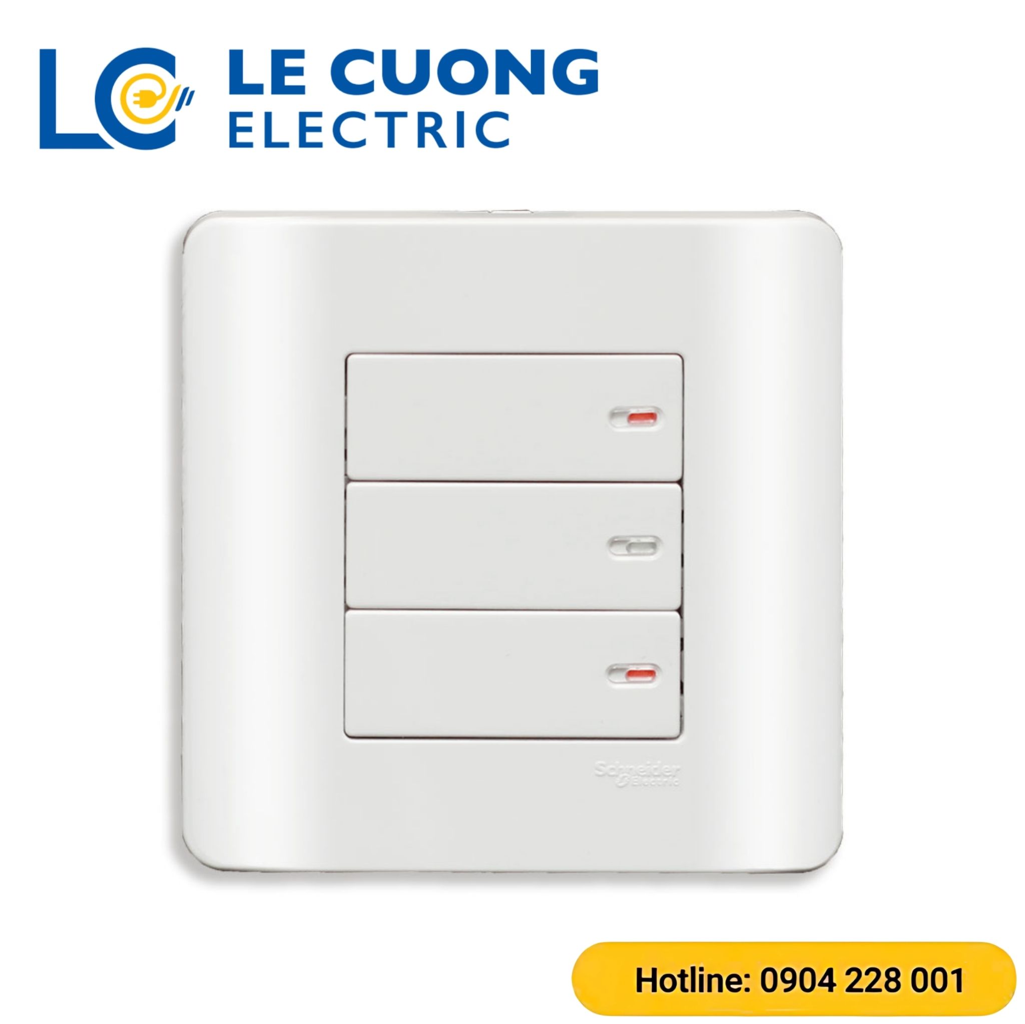 Bộ công tắc ba 1 chiều 16A Schneider ELECTRIC