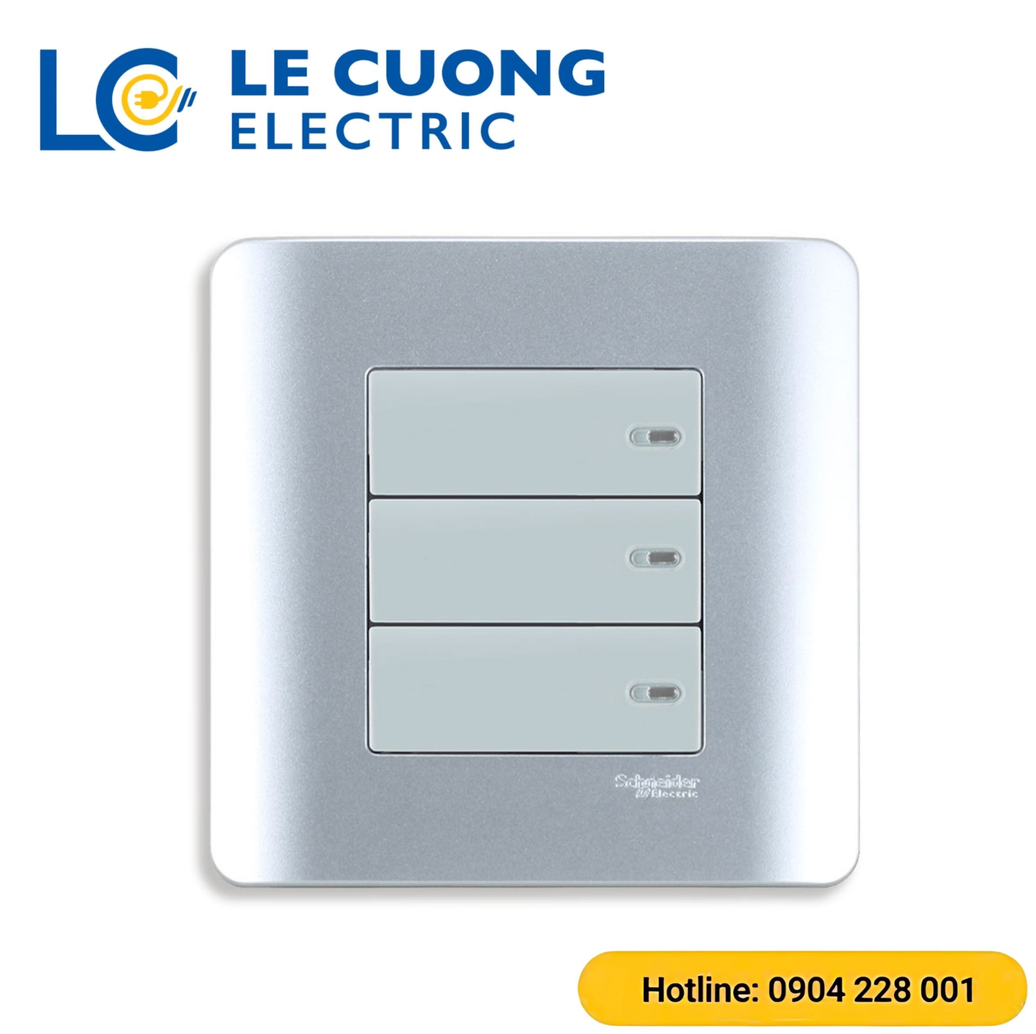 Bộ công tắc ba 1 chiều 16A Schneider ELECTRIC