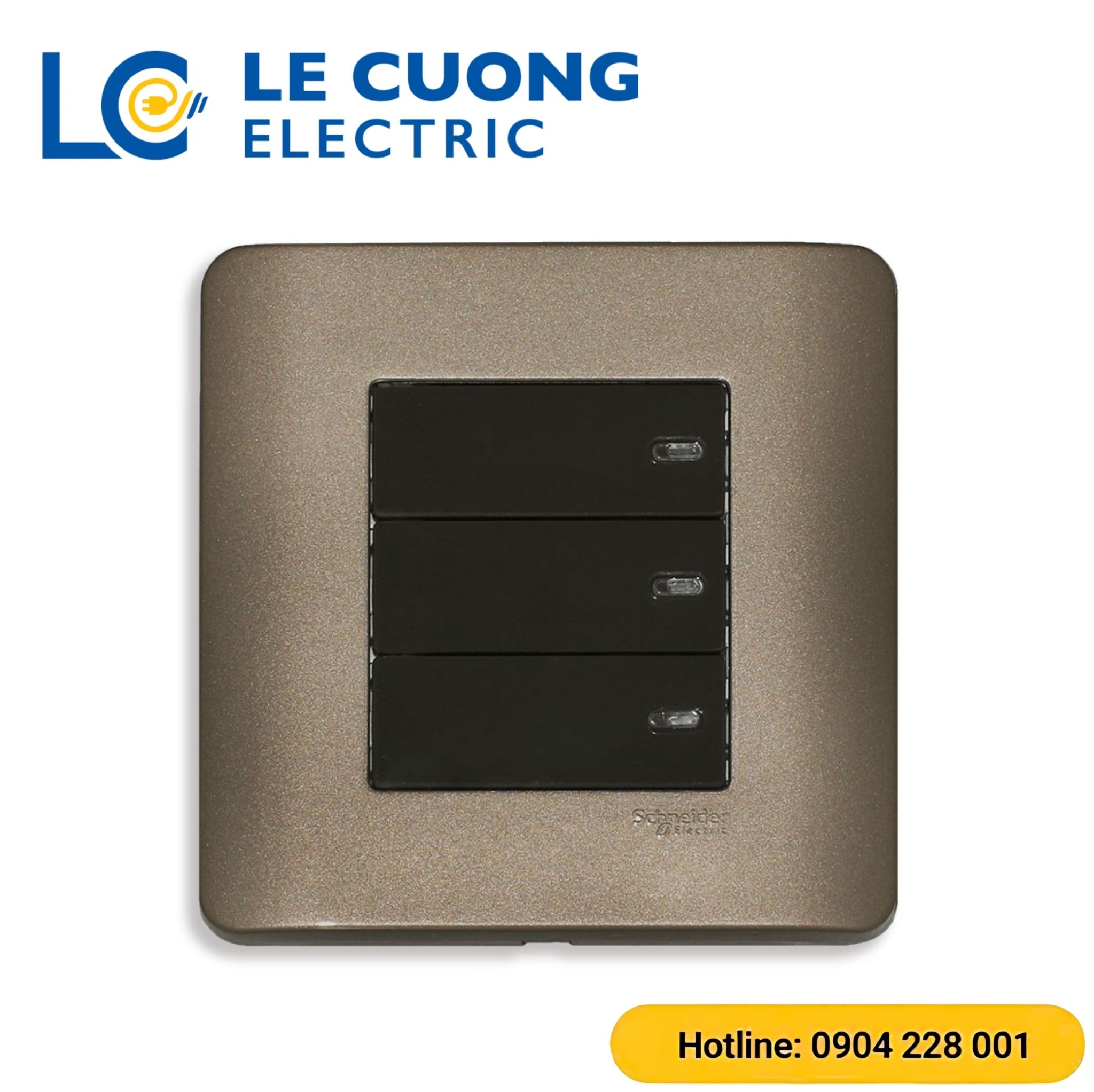 Bộ công tắc ba 1 chiều 16A Schneider ELECTRIC