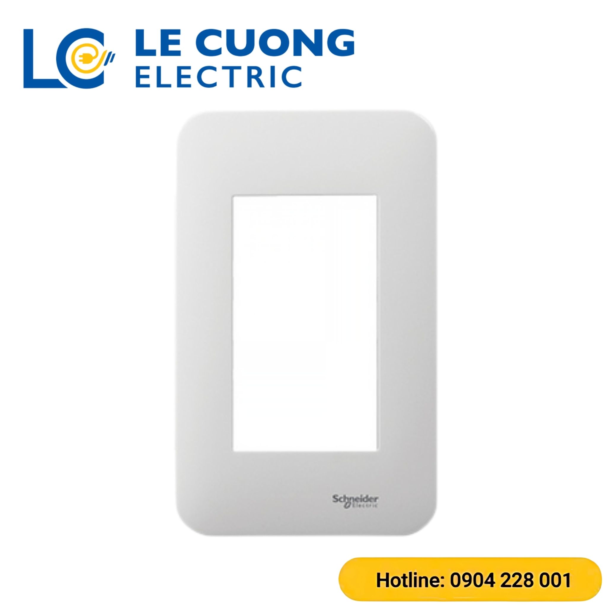 Mặt cho 3 thiết bị, size S Schneider ELECTRIC