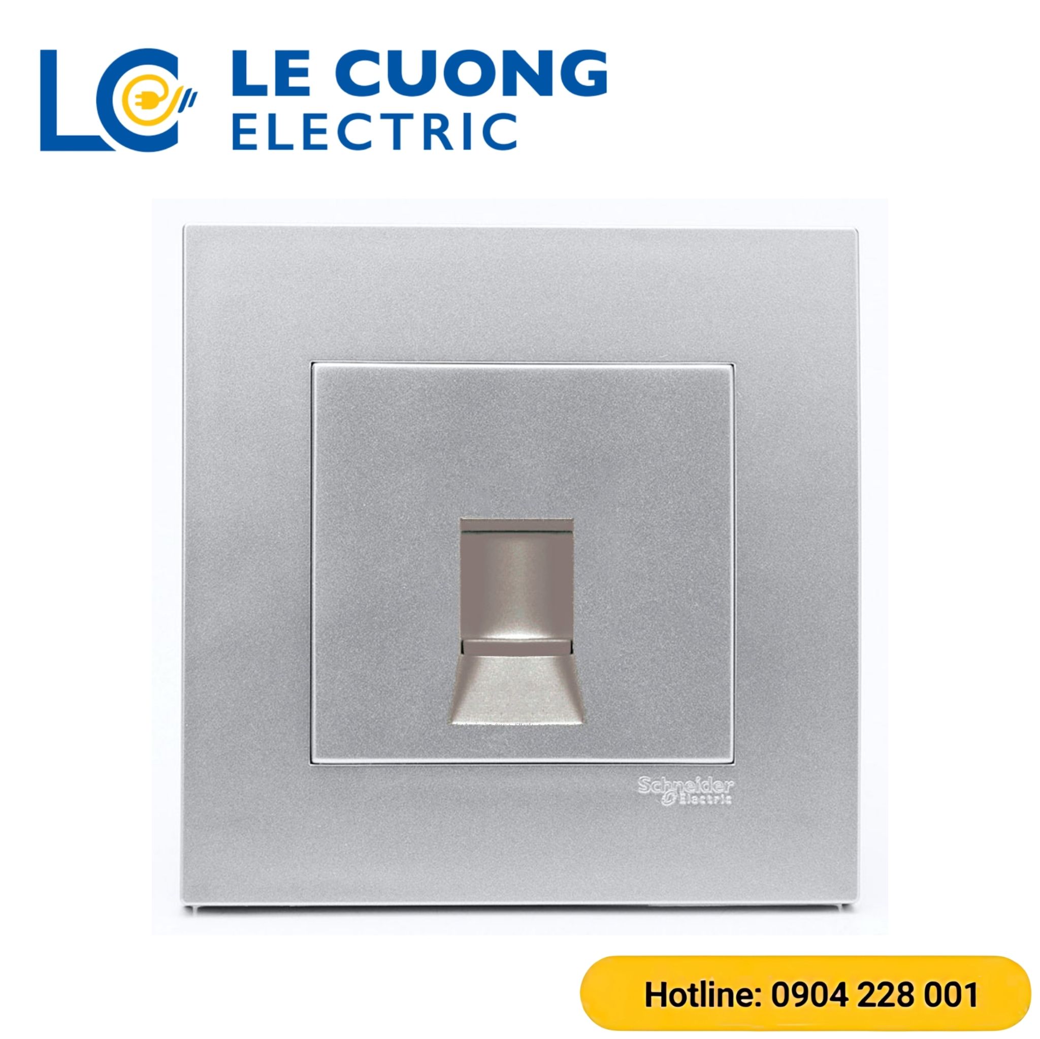Bộ ổ cắm mạng cat6 đơn Schneider ELECTRIC