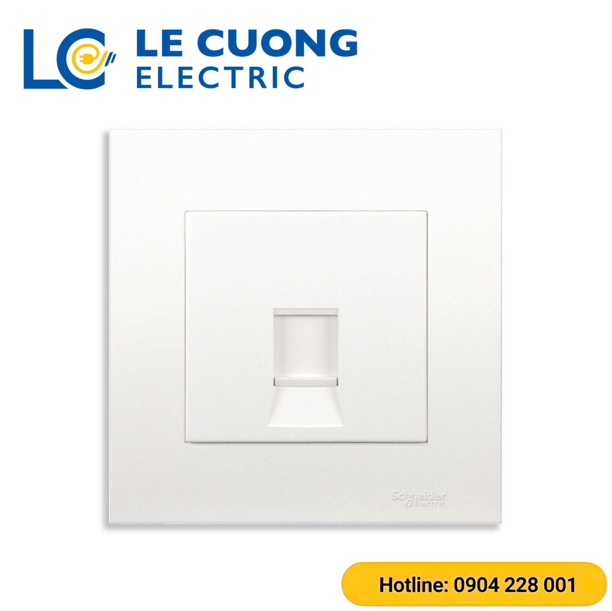 Bộ ổ cắm mạng cat6 đơn Schneider ELECTRIC