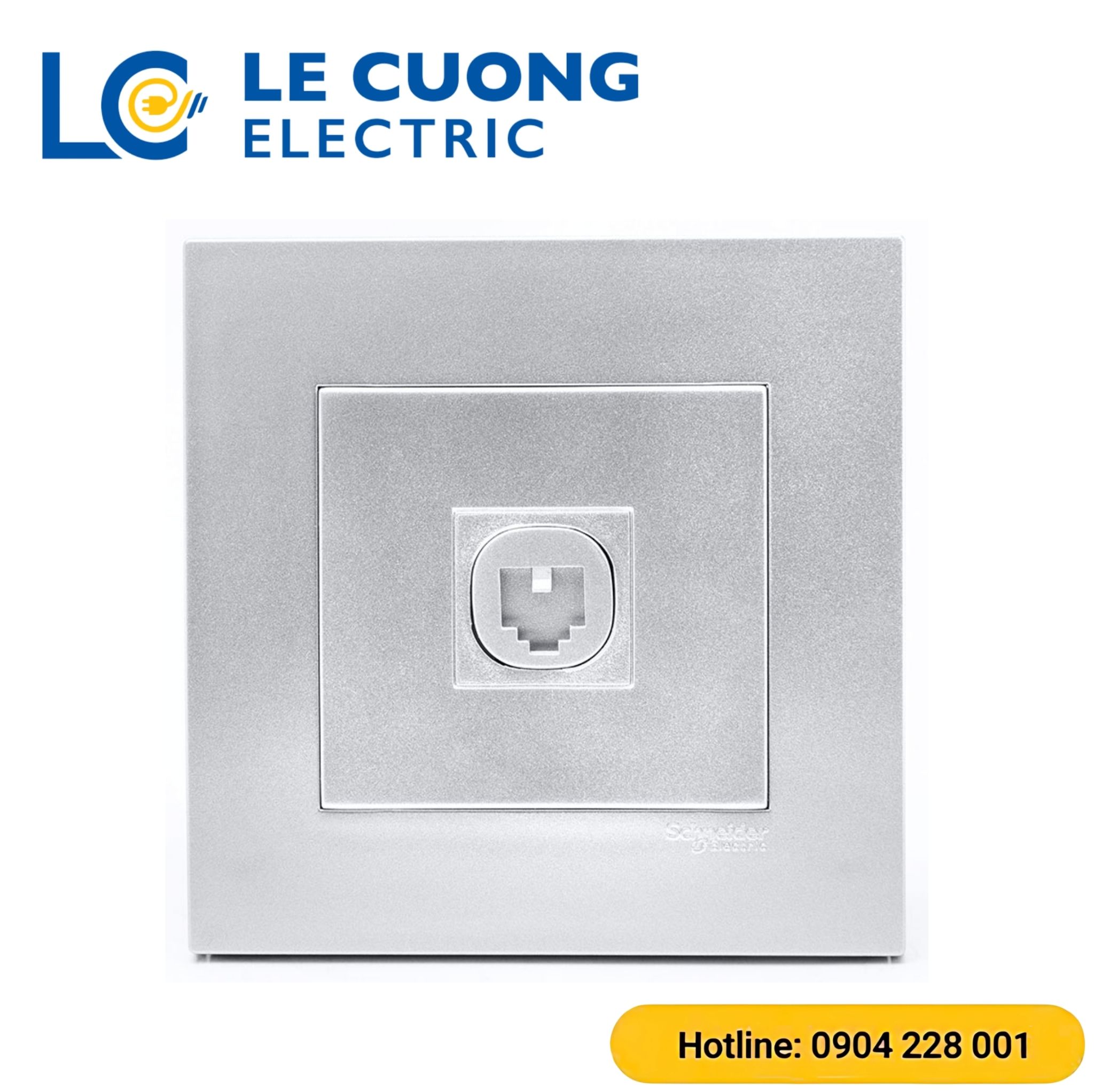 Bộ ổ cắm điện thoại đơn Schneider ELECTRIC