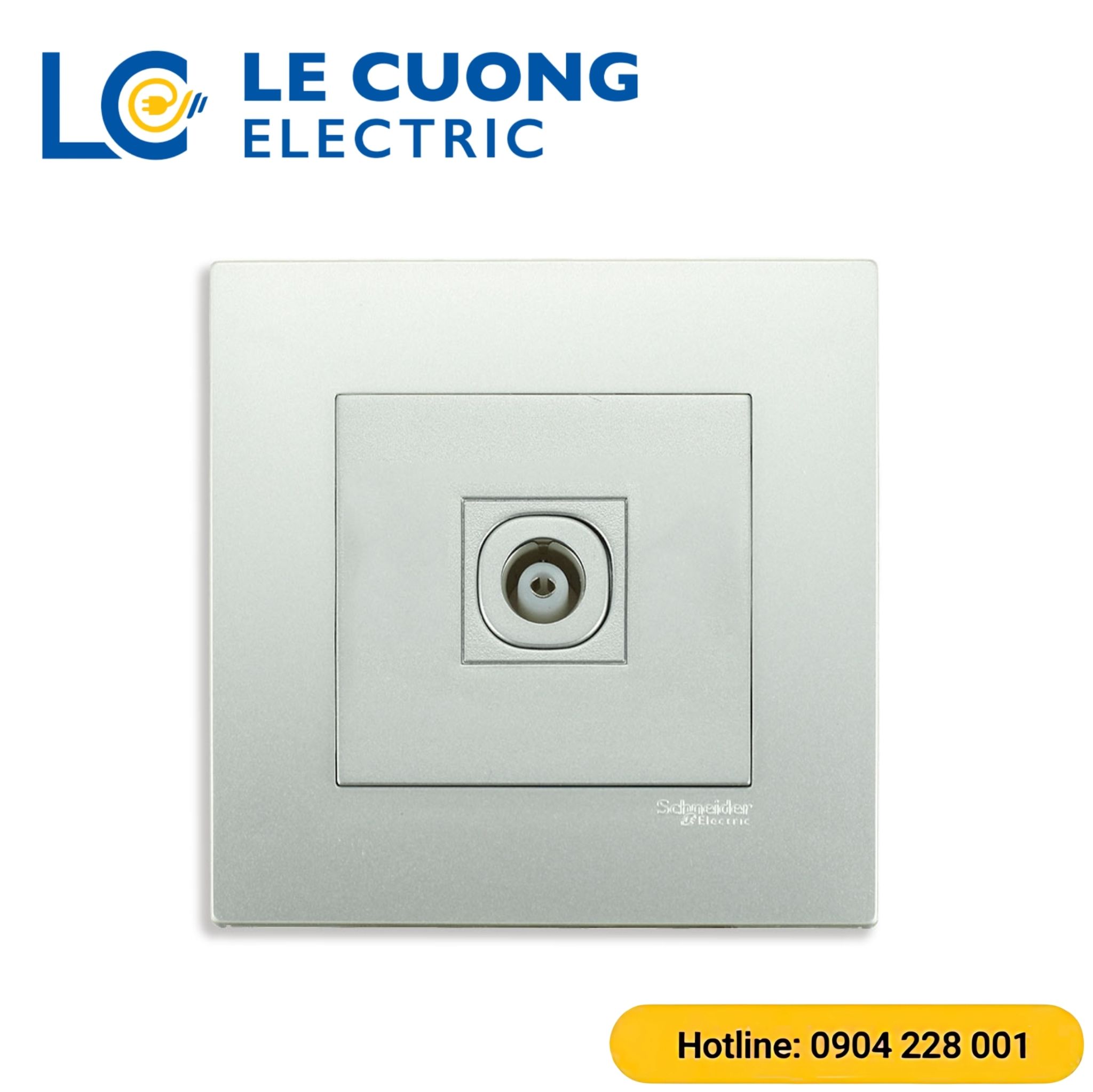 Bộ ổ cắm TV đơn Schneider ELECTRIC