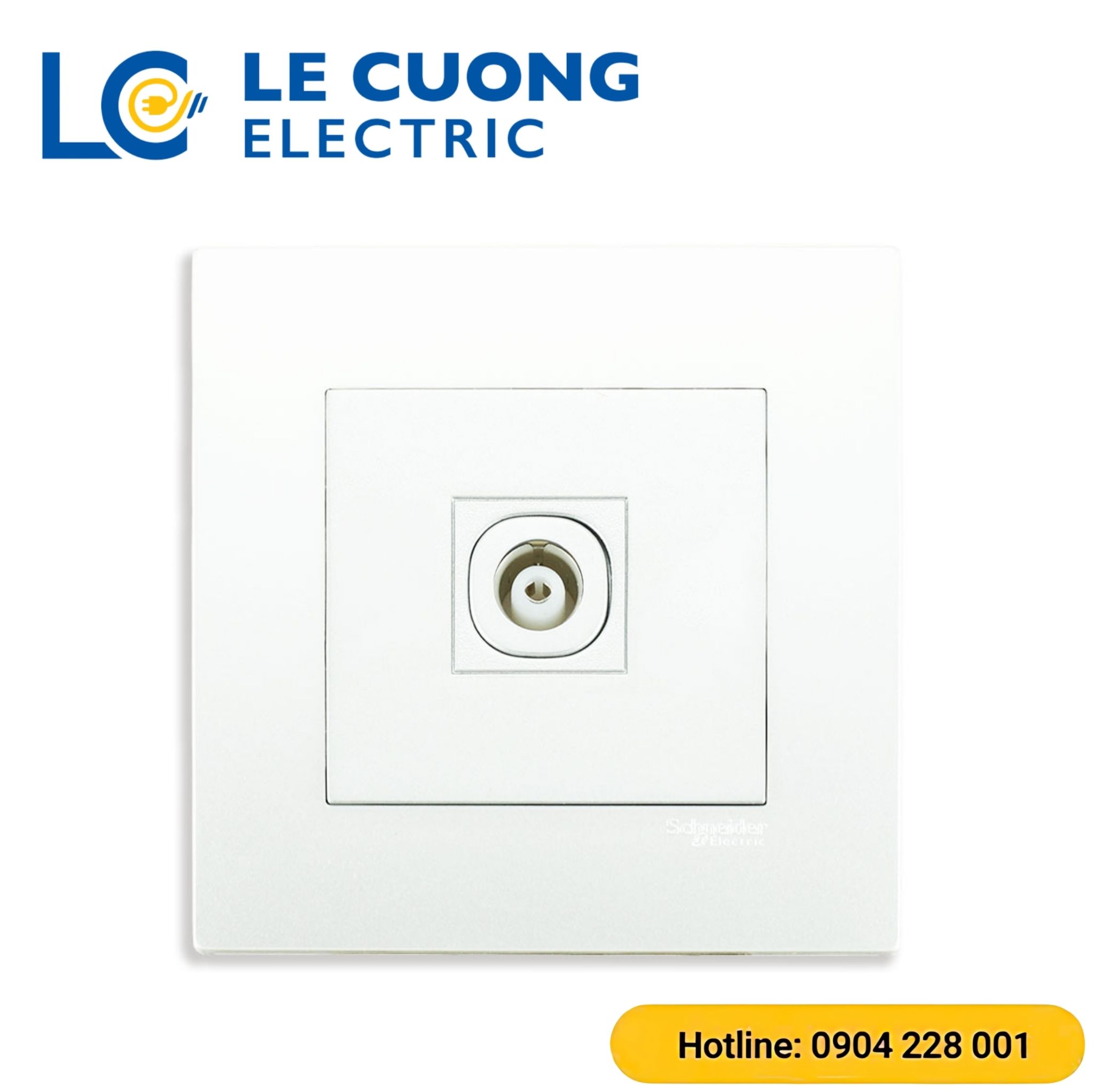 Bộ ổ cắm TV đơn Schneider ELECTRIC