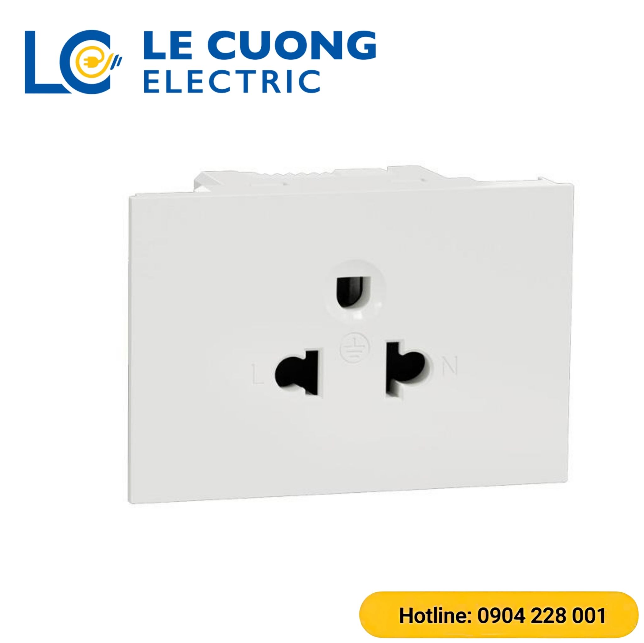 Ổ cắm đơn 3 chấu 16A, size 2S Schneider ELECTRIC