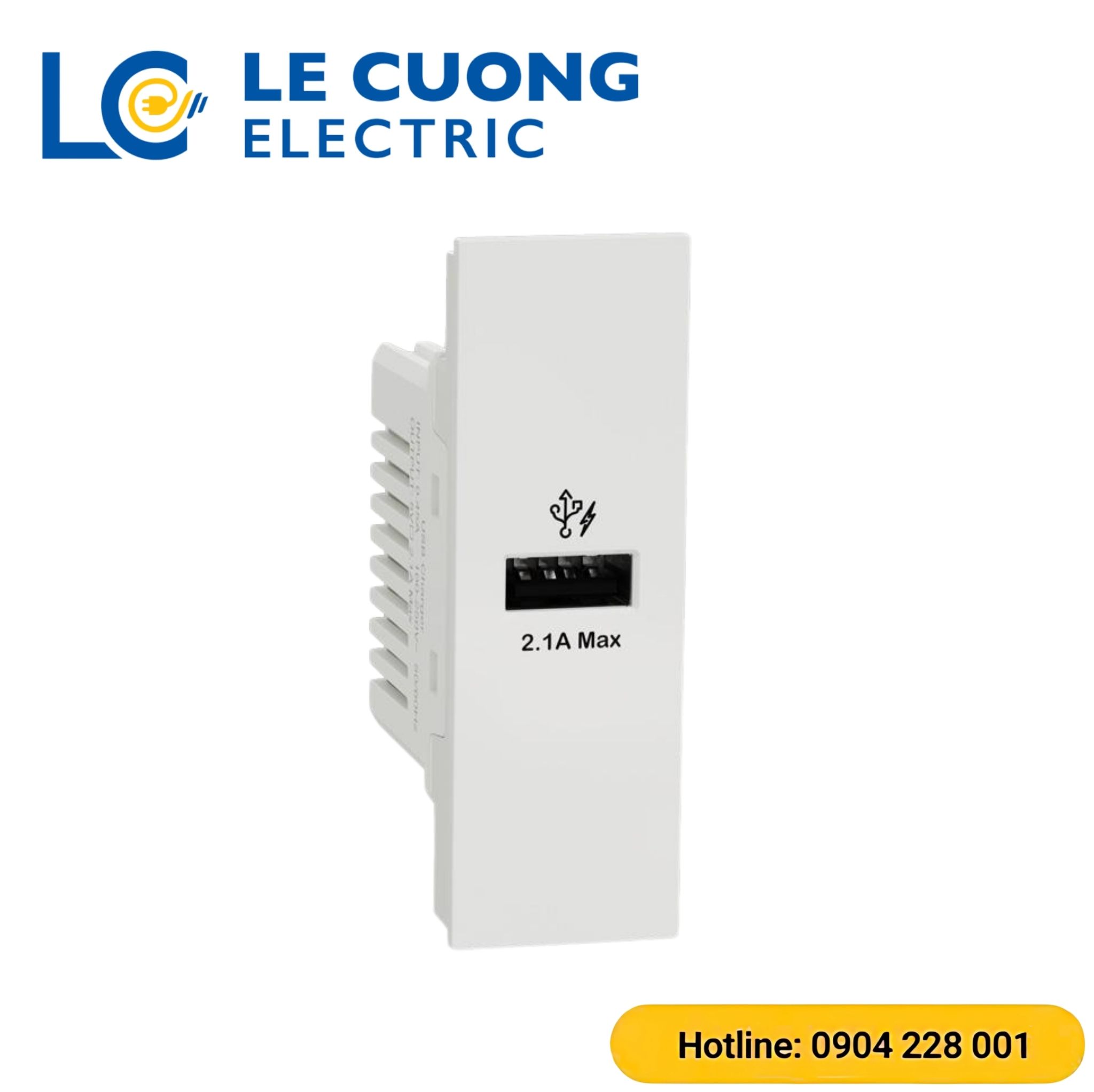 Ổ sạc USB type A, 2.1A,size S Schneider ELECTRIC