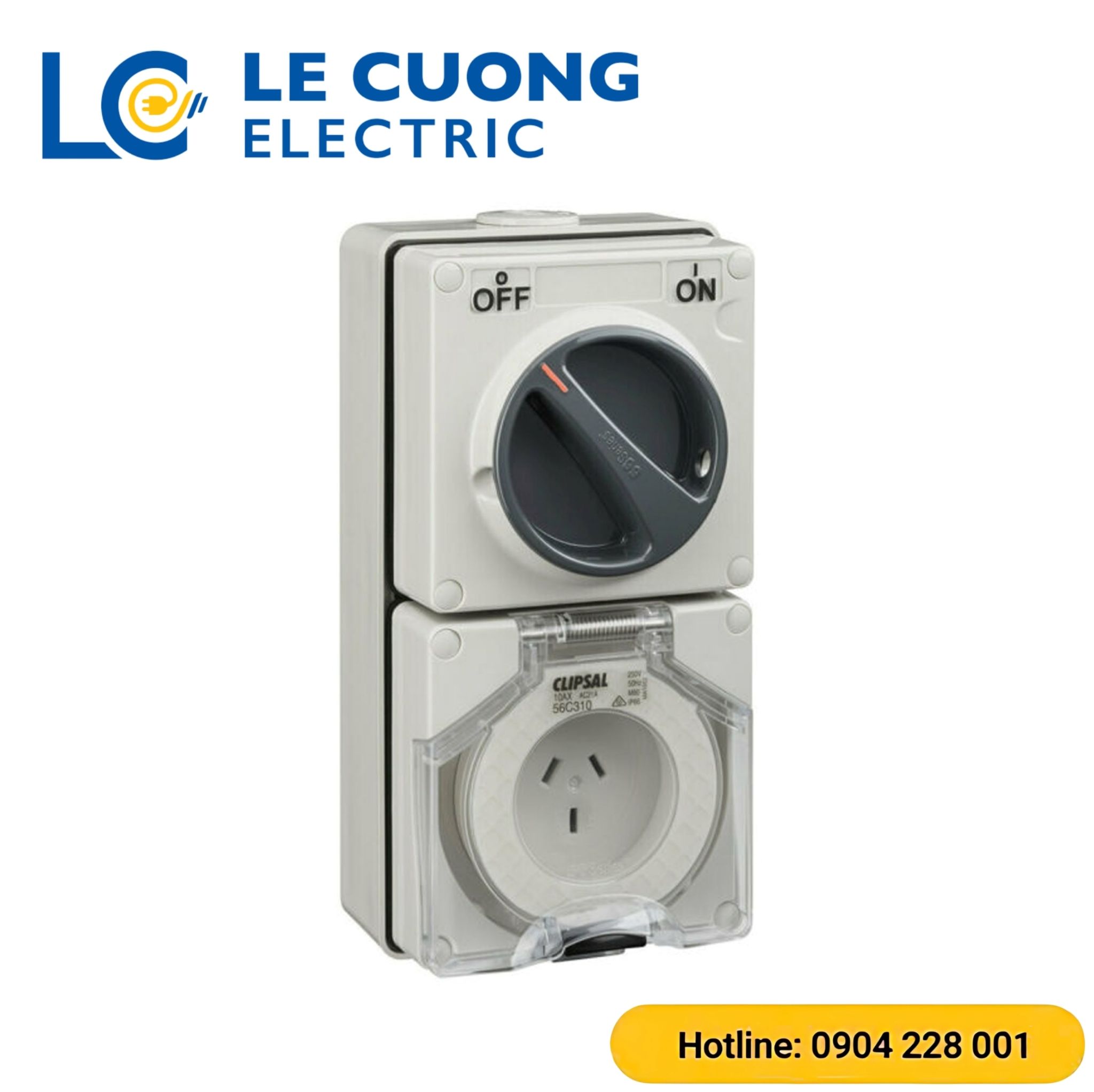 Ổ cắm có công tắc cấp độ IP 66 Schneider ELECTRIC