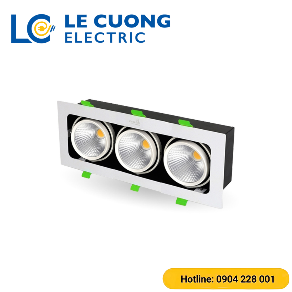 Đèn led âm trần rọi Turquoise Kingled