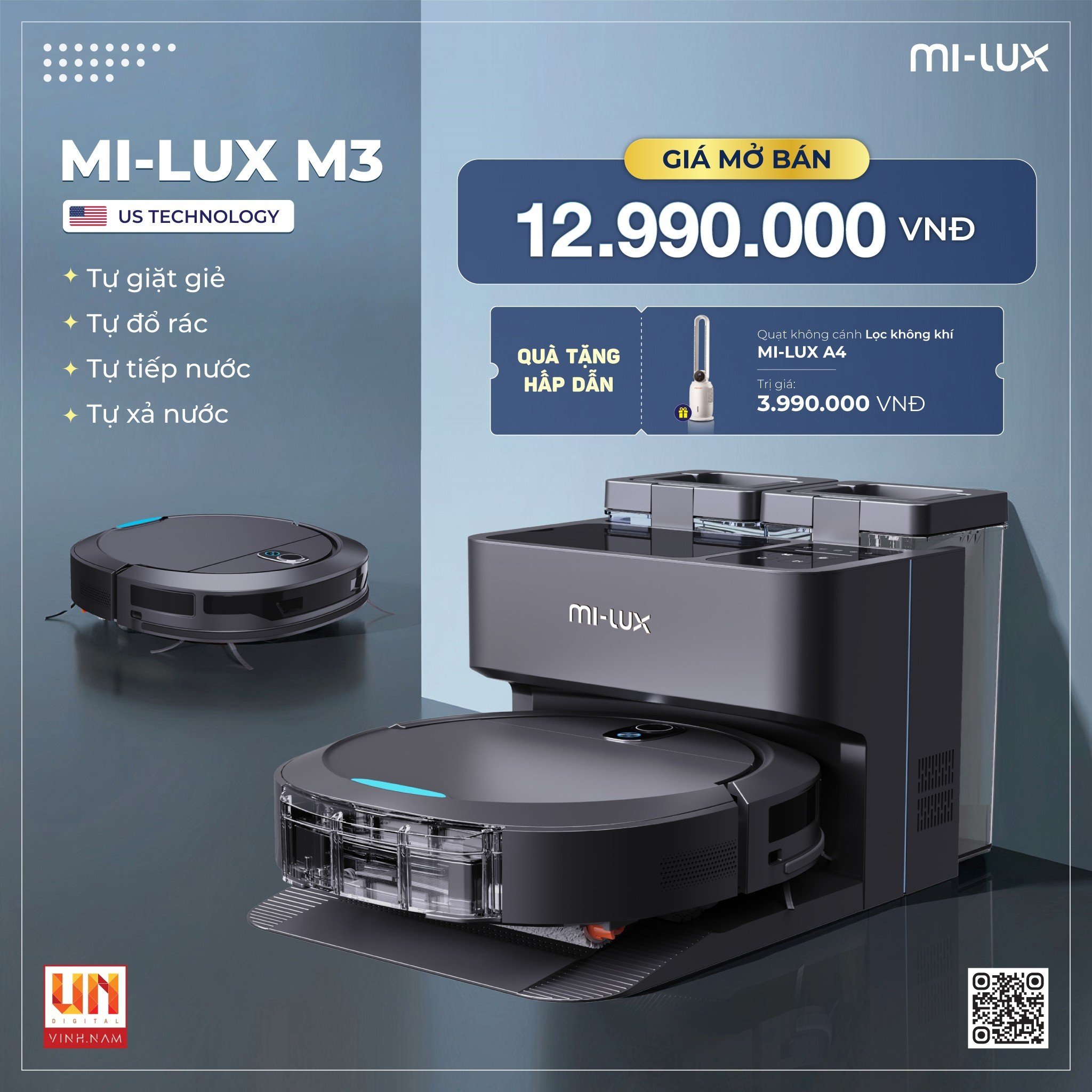 Hướng Dẫn Sử Dụng Robot Hút Bụi Mi-Lux M3