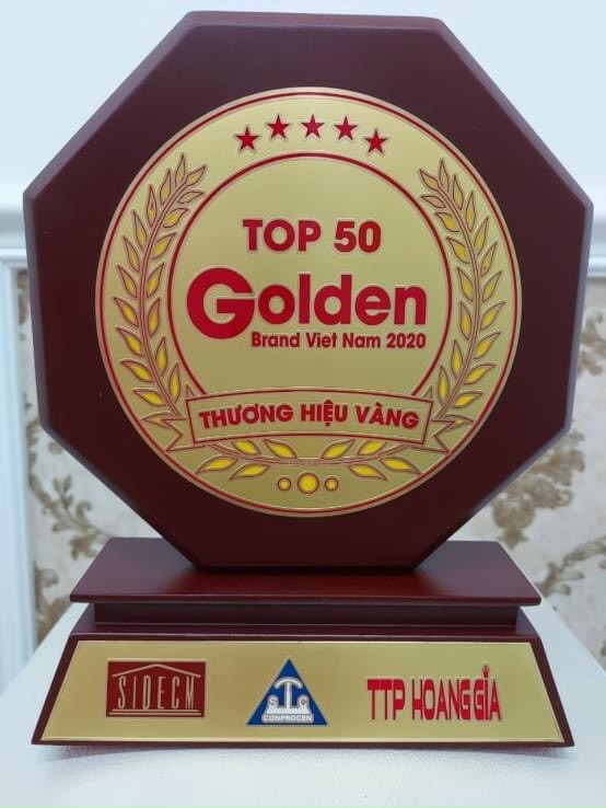 FRAVI ALUMINIUM  lọt TOP 50 THƯƠNG HIỆU VÀNG VIỆT NAM 2020