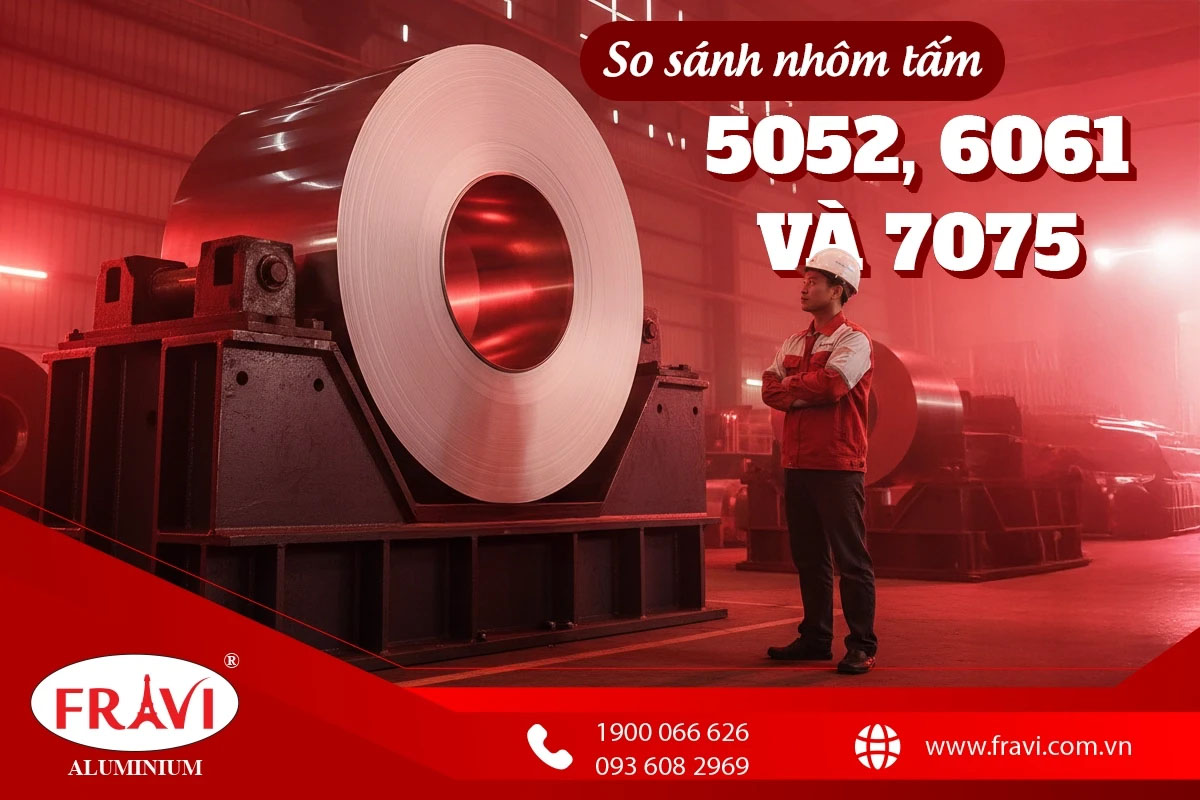 So sánh nhôm tấm 5052, 6061 và 7075 – Ưu nhược điểm từng loại